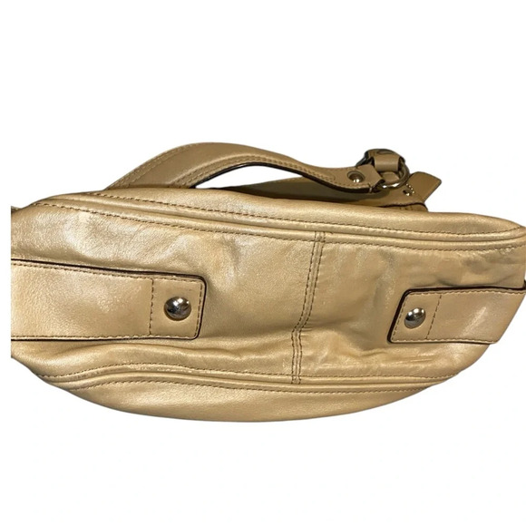 Coach Leatherware Metallic Tan w/ Silver Hardware 12671 ‘11 - Picture 5 of 7